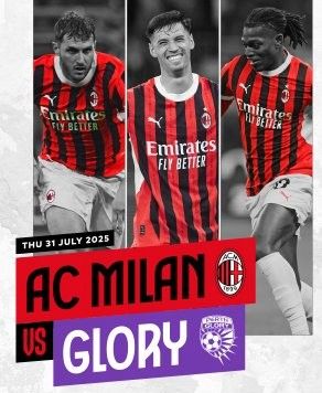 官方：AC米兰今夏将与珀斯光荣进行友谊赛